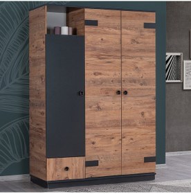 Resim Milas Genç Odası, Dolap Karyola Komodin (515657879) Ceviz 