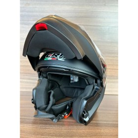 Resim Crn Çene Açılır Kask Mat Siyah Xl 