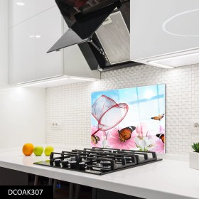 Resim Olinpa Cam Ocak Arkası Koruyucu | Kelebek 