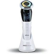 Resim Ezere D818 Şarjlı Soğuk Sıcak Kompresli Gerdirme Nemlendirme Kolajen Sentezli EMS Cilt Bakım Cihazı Beyaz 