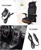 Resim Uniquem Çakmaklık Girişli Isıtmalı Oto Koltuk Masaj Minderi Kumandalı Titreşimli 8 Fonksiyonlu Masaj Aleti 