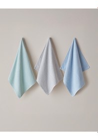 Resim English Home Twill Pamuk Yüz Havlusu 50x70 Cm Açık Gri Açık Gri 