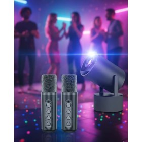 Resim Zero Land Android Sistemli Jeksiyon Karaoke 180° Döner Başlıklı Eğlence Sistemi 
