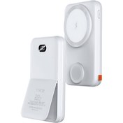 Resim URR 10,000 мАч Цифровой индикатор заряда Беспроводная зарядка Magsafe Powerbank для телефона и часов 