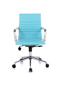 Resim Aykanoffice Aykan Ofis Riva Mavi Çalışma Koltuğu 