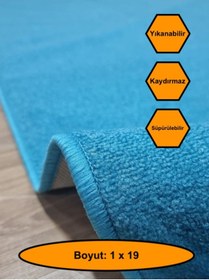 Resim MRT PLASTİK DESENSİZ KAYDIRMAZ YOLLUK KİLİM HALI 1x19 metre 
