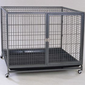 Resim Dayang Köpek Kafesi Galveniz Teker.110x70x90 