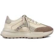 Resim Celal Gültekin Kadın Vizon Bağcıklı Kalın Tabanlı Süet Deri Sneaker 
