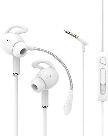 Resim Gürültü önleyici mikrofon Güçlü Bass ve HD 3D Surround Süper Ses kalitesi ​​3.5mm Kulaklık BEYAZ 