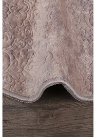 Resim Nova Kahve Oval 60x100 + 50x60 Cm 2'li Banyo Paspası Seti Kaymaz Çok Renkli 