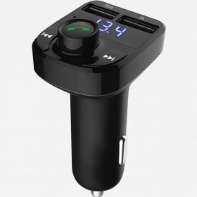 Resim Msy Elektronik X8A Fm Transmitter Bluetooth Araç Çakmaklık Çift USB Şarj Cihazı 