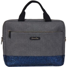 Resim BloominBag Blueberry Glitter 15.6 Inch Laptop / Macbook Çantası 
