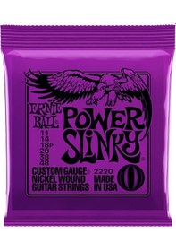 Resim Ernie Ball P02220 Elektro Gitar Teli Power Slinky 011 Set 