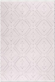 Resim Dekhera Zest Modern Kesme Halı ZS07 Beyaz - 120X180 