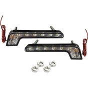 Resim 8 Led Beyaz Gündüz Sürücü Işığı Seti - 12v, Ip65 Su Geçirmez, Yüksek Parlaklık 