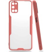 Resim Oppo A72 Kılıf Lens Korumalı Hibrit Ince Silikon Kapak 