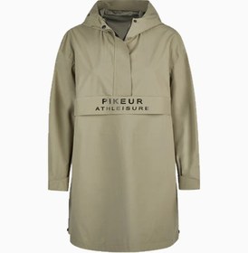 Resim 1843 Athleisure Lüks Su Geçirmez Kadın Panço Yağmurluk - Açık Yeşil / M 