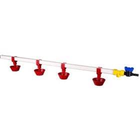 Resim TavPet Nipel Suluk Sistemi 30 Tavukluk 80 cm 4 Nipelli Yaylı Çanaklı 