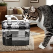 Resim Yeni 1.5L Kedi Dolaşımlı İçme Suyu Filtreli Dispanseri 