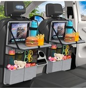 Resim Xuweiwei Gri 9 Cep Multifonksiyonel Araç Arkası Organizer Tablet Tutuculu 