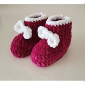 Resim Babypatiks Kız Bebek Örgü Patik (542956228) Bordo 