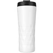 Resim S-link SL-TM1972B Mat Beyaz 500 ML Iç 304 Dış 201 Paslanmaz Çelik Termos Kupa 
