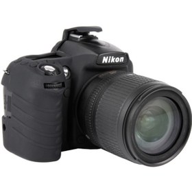 Resim EasyCover Nikon D90 Silikon Kılıf Siyah 