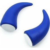 Resim Hightower Tercih Edilen İyi Ürün Mavi Buzağı Boynuzu Motosiklet Pandantıf Dekoru, Hava Çıkışı Ve Kask İçin 