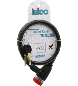 Resim Anahtarlı Çevirmeli Kilit Kapaklı Plastik Kafa Bisiklet Kilit Çel 