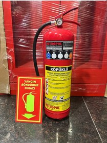 Resim 6 Kg Yangın Söndürme Tüpü Köpüklü Ruhsata Uygun 
