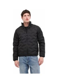 Resim Jack & Jones Jcowın Quılted Collar Jac Siyah Erkek Mont 000000000102267066 Siyah 
