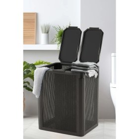 Resim Nandy Home Smartduo Iki Bölmeli Çamaşır Sepeti 84LT. 