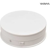 Resim Pazly 360 Derece Dönen 6 İnç Motorlu Döner Platform - Mücevher, Saat Koleksiyon İçin Kullanışlı Ayna Platformu 