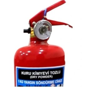 Resim 1 kg Yangın Söndürücü 4 Yıl Garantili Oto Muayene Uyumlu Araç Yangın Tüpü - Akfire 