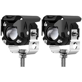 Resim Suofeng 60w Çift Renkli Led Sis Farı - Jeep, Motosiklet, Atv İçin Uzun Ömürlü Ve Su Geçirmez 