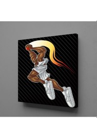 Resim Basketbol Temalı Kanvas Tablo 30x30cm 