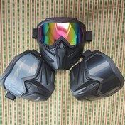 Resim Erkek ve kadınlar için entegre tasarımlı, ipeksi pürüzsüz dokulu tam yüz maskesi - dört renk seçeneği mevcut, mükemmel tatil hediyesi 