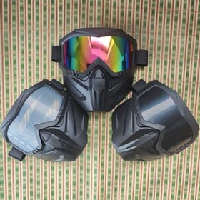 Resim Erkek ve kadınlar için entegre tasarımlı, ipeksi pürüzsüz dokulu tam yüz maskesi - dört renk seçeneği mevcut, mükemmel tatil hediyesi 