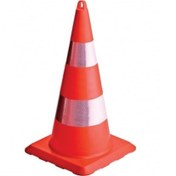 Resim Trafik Konisi 75'Lik Kırılmaz Kırmızı-Beyaz-Standart 