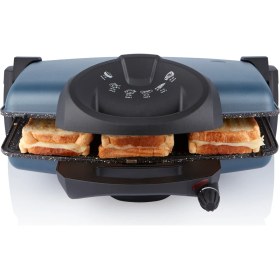 Resim Lura Waffle ve Tost Makinesi 1750 W Antrasit Renk Yanmaz Yapışmaz Kaplama Özellikli 