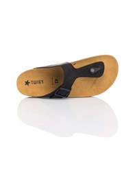 Resim Twigy Daniel Erkek Parmak Arası Terlik Siyah 41/45 BB0700 Siyah 