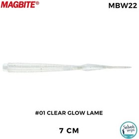 Resim Magbite Jamming 7cm 01 Clear Glow Lame Kokulu Silikon Yem 7 Adet 