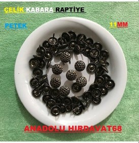 Resim Kabara Raptiye Koltuk Çivisi Antik Eskitme Petek Çapı 11 MM 1000Ad 