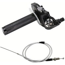 Resim Dream011 Siyah Cnc Dirt Bike Motorcycle Ayarlanabilir Hızlı Twist Gaz Kolu Ve Kablo Seti 
