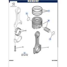 Resim 4 Piston Takimi Peugeot 1675873980 