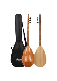 Resim Yonka B-143k Kısa Sap Dut Ağacı Gövde Kaliteli Gürgen Sap Saz Bağlama Seti 