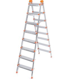 Resim 8+8 PROFİL ÇİFT ÇIKIŞLI MERDİVEN 