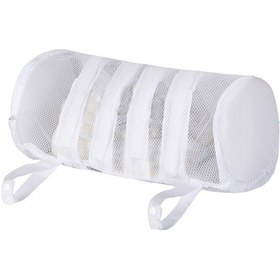 Resim Shineyee Beyaz Dairesel Ayakkabı Yıkama Çantası - Tek Kullanımlı Olmayan İnce Ağ, Deforme Olmama, Yıkama Makinesi Güvenli, Kurutma Uyumlu Beyaz 