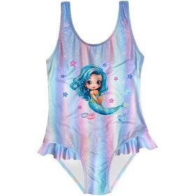 Resim Slipstop Seastar Swimsuit Çocuk Mayo Mor 