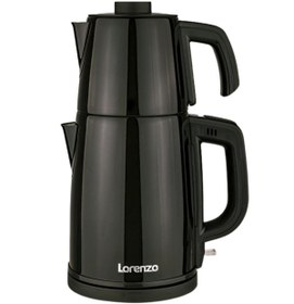 Resim Lorenzo Teazen Pro Dijital Çay Makinesi Mat Siyah 